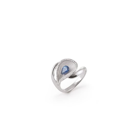 Ringe Annamaria Cammilli Dame Premiere Color in Weißgold Zaffiro 0.39 Ct GAN2075W - GAN2075W